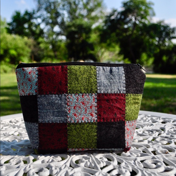 Simply Quilted Handbags - Large Handmade Quilted Cosmetic Bag